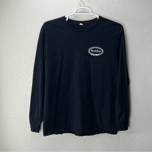 Russell Stover Candies Men’s Long Sleeve T-Shirt Extra Large Black White ￼